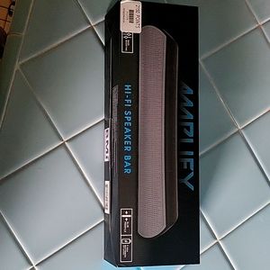 New inbox amplify bass boosting slim profile 3AAA batteries and 3.5 mm auxiliary